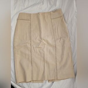 White House Black Marquet Elegant Tan Skirt